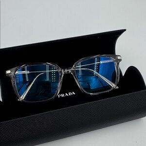 Prada PR 04ZV Transparent square Eyewear